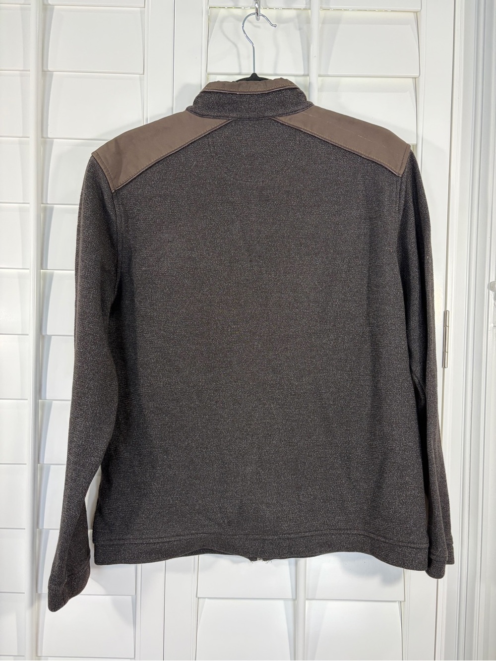 Johnston & Murphy Dark Brown Lightweight Full-Zip Shirt Jacket (M) - Picture 3 of 10